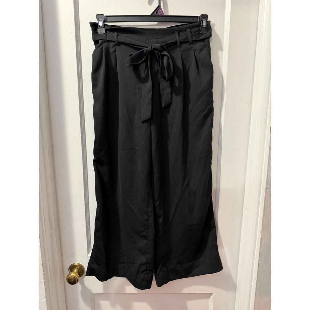 Popsugar Black Wide Leg Pants in M